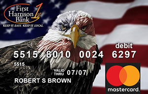 Eagle Flag Debit Card