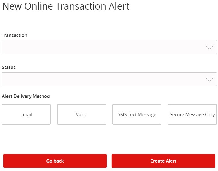 How-To Services - Alerts Online Transaction Alert