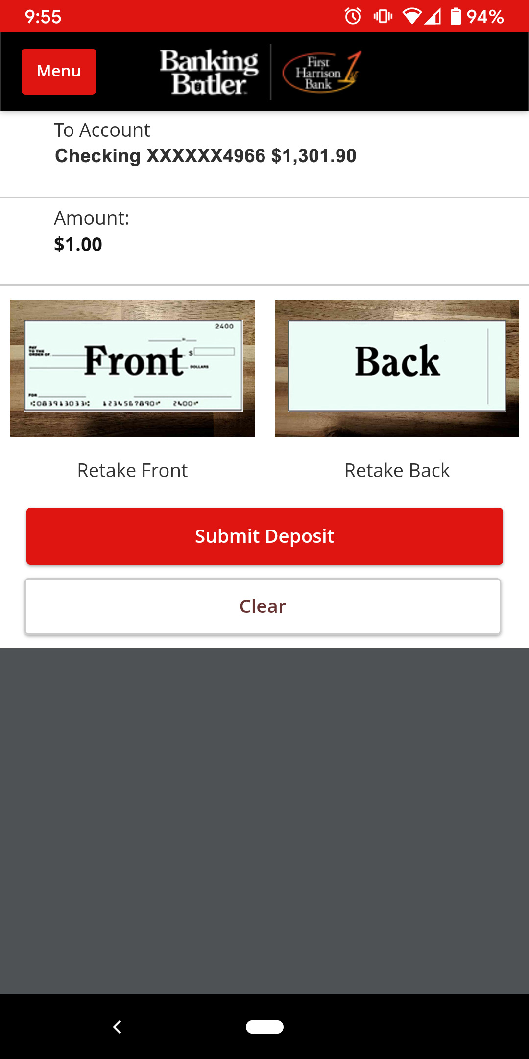 How-To Services - Cinch Deposits Picture of Checks