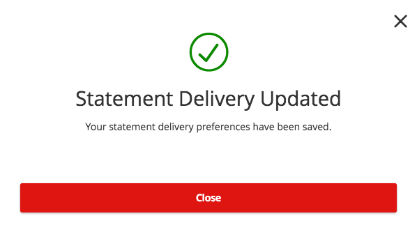How-To Services - Statement Delivery Update Confirmation